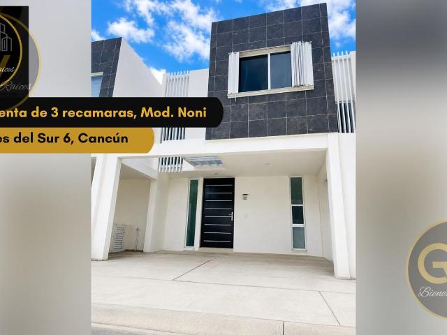 Casa en renta de 3 rec?maras con alberca, Jardines del Sur 6, Cancun