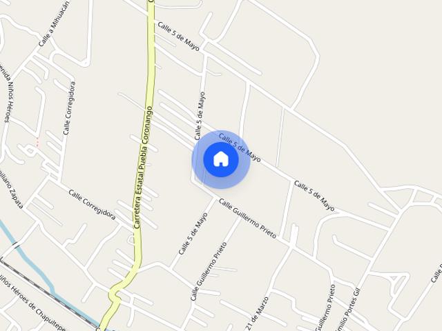 Casa en renta disponible en C. 5 de Mayo 417, San Martín, 72685 Santa María Coronango, Pue. #417, Colonia San Martín Zoquiapan, C.P. 72685