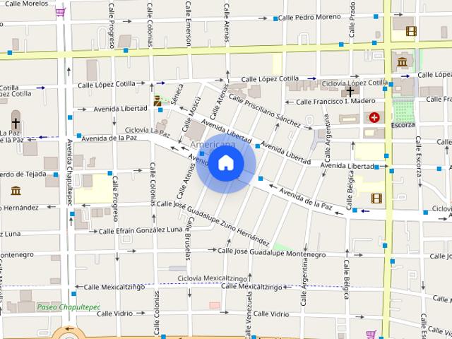 Casa en renta disponible en Av. de la Paz, Americana, Guadalajara, Jal. #s/n, Colonia Americana, C.P. 44160