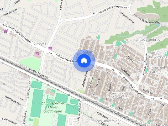 Casa en renta disponible en Av. Naciones Unidas, Colonia Virreyes Residencial, C.P. 45110