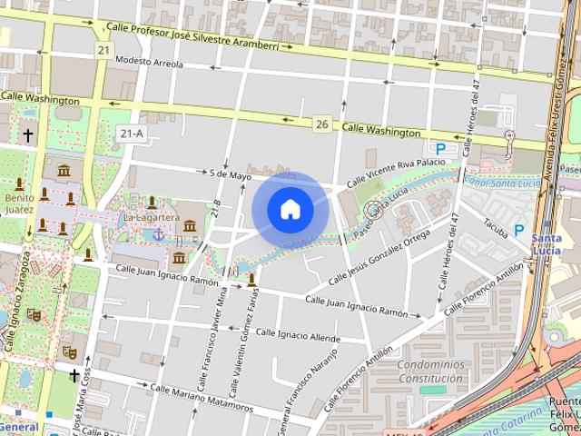 Casa en renta disponible en Riva palacio oriente #192, Colonia Monterrey Centro, C.P. 64000