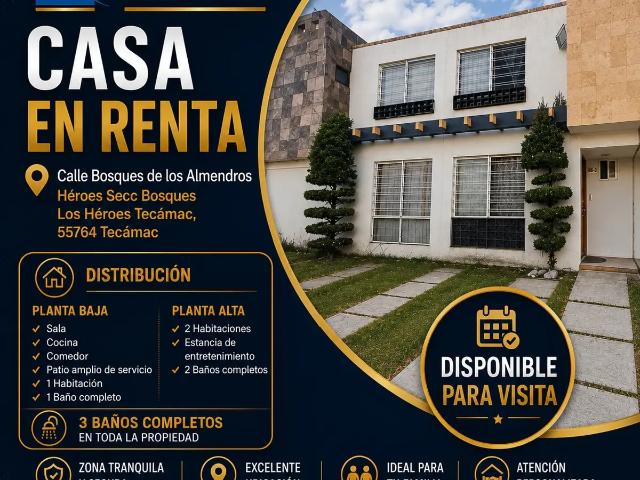 Casa en renta en Bosques de los Cedros