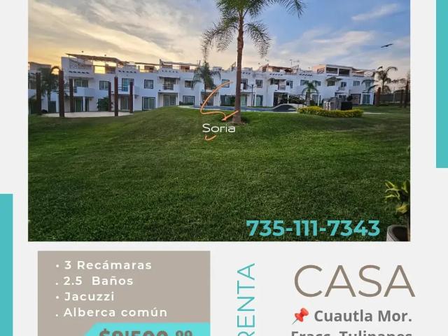 Casa en renta en Brisas de Cuautla, Cuautla, Morelos