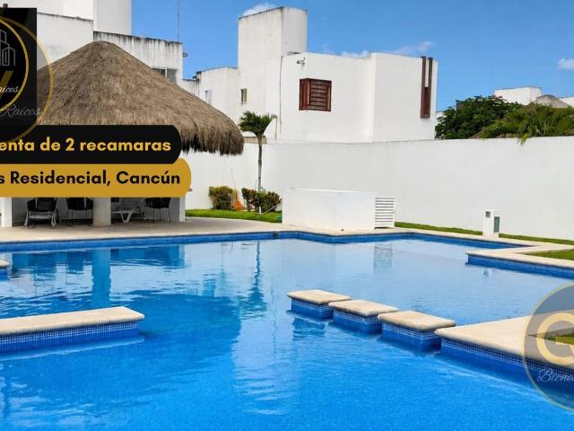 Casa en renta en Canc?n 2 rec?maras amueblada con alberca, Canc?n