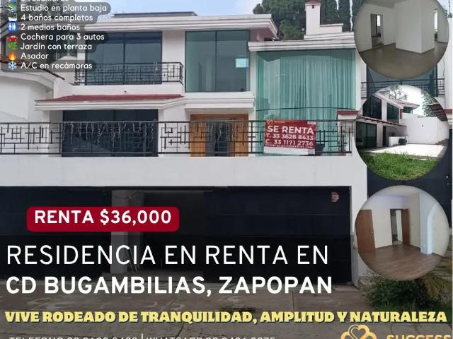 Casa en renta en Ciudad Bugambilia, Zapopan, Jalisco