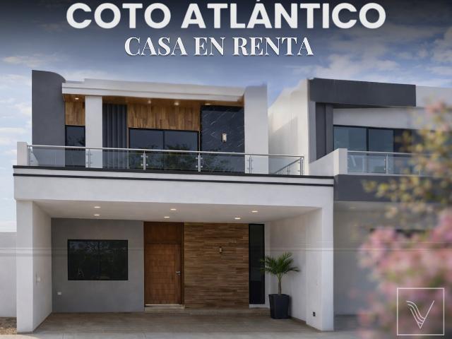 ⭐️ CASA EN RENTA EN COTO ATLÁNTICO SIN MUEBLES Y DE 4 RECAMARAS