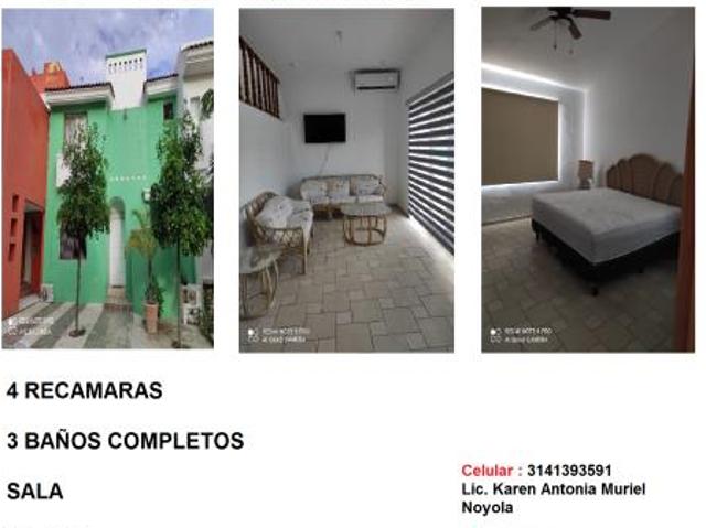 Casa en renta en El Naranjo, Manzanillo, Colima