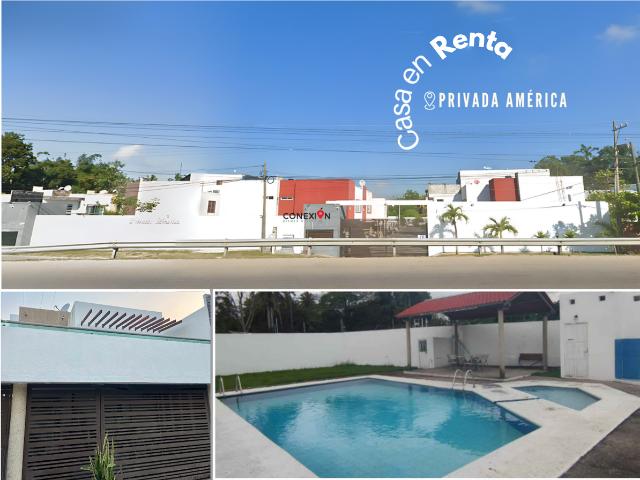 CASA EN RENTA EN FRACC. PRIVADO EN VHSA!