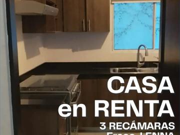 CASA EN RENTA EN FRACC. PRIVADO LENNA EN EL NORTE DE SALTILLO