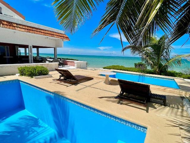 Casa en renta en frente del mar en Chicxulub