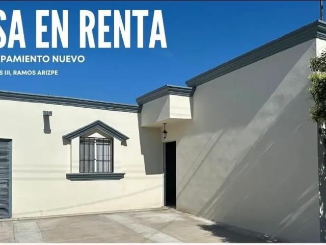 Casa en Renta en Haciendas, Ramos Arizpe