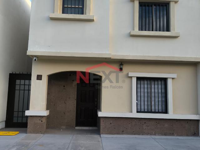 Casa en Renta en Hermosillo, ALTA FIRENZE,, 3 recámaras, 2.0 baños, 141.00 m2 terreno, 150.00 m2 construcción