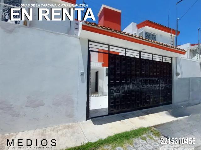 Casa en renta en Lomas de la Carcaña, San Pedro Cholula, Puebla