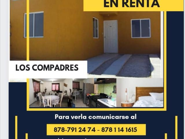 Casa en renta en Los Compadres, Piedras Negras, Coahuila de Zaragoza