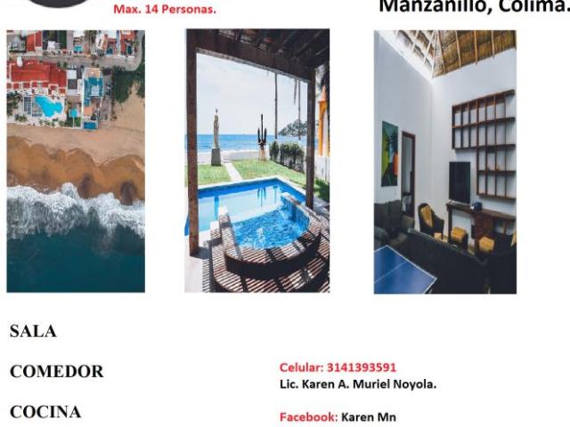 Casa en renta en Playa Azul, Manzanillo, Colima