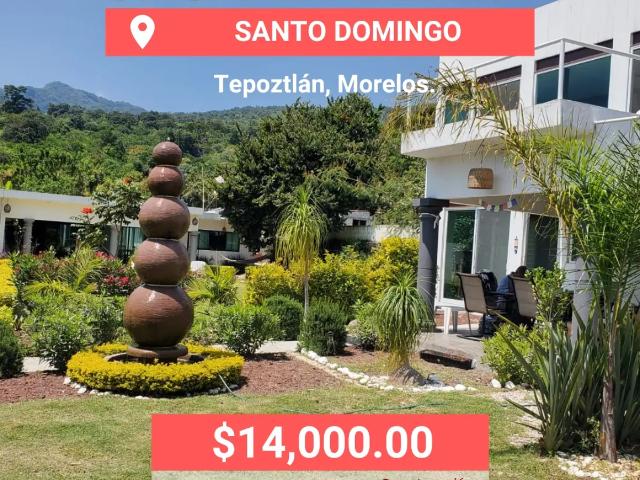 Casa en renta en Santo Domingo Ocotitlán, Tepoztlán, Morelos