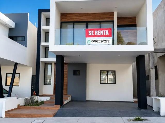 Casa en Renta en Sonterra Residencial, Mazatlán 4 Recámaras, Alberca y Más