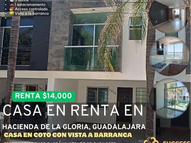 Casa en Renta – Hacienda de la Gloria, Guadalajara