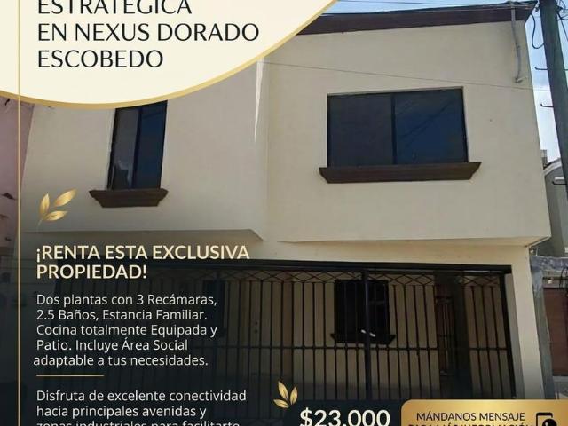 Casa en renta Jolla De Anáhuac Sector Nápoles, General Escobedo