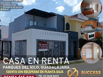 Casa en Renta – Parques del Nilo, Guadalajara