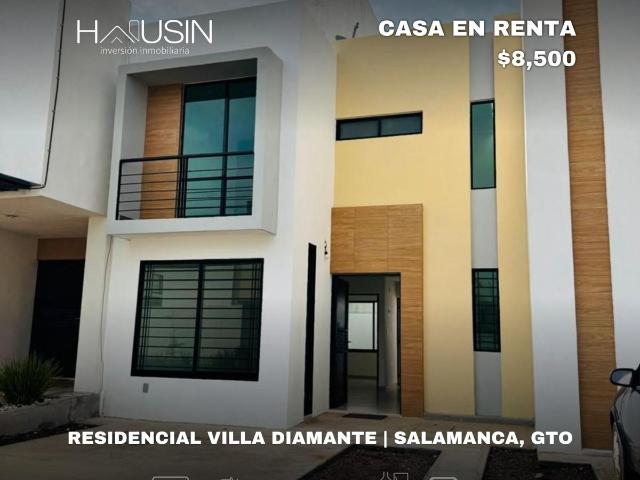 Casa en RENTA, Residencial Villa Diamante. Salamanca, Gto