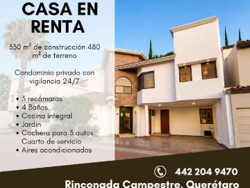 Casa en renta Rinconada Campestre, Venceremos, Querétaro, México