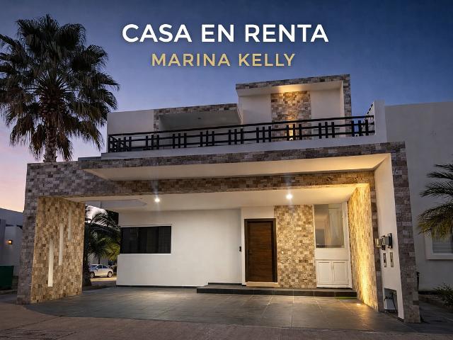 ⭐️ CASA EN RENTA SIN MUEBLES EN MARINA KELLY