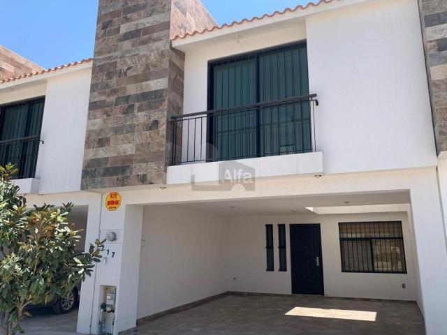 Casa en Renta – Sobre Avenida en Catara Residencial, Villa de Pozos, San Luis Potosí