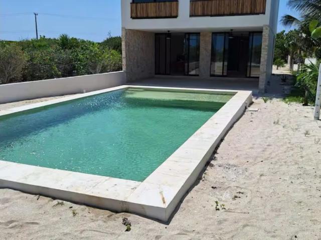 Casa en renta vacacional frente al mar en Sisal