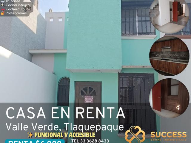 Casa en Renta – Valle Verde, Tlaquepaque