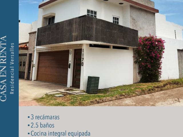 CASA EN RENTA VERSALLES RESIDENCIAL