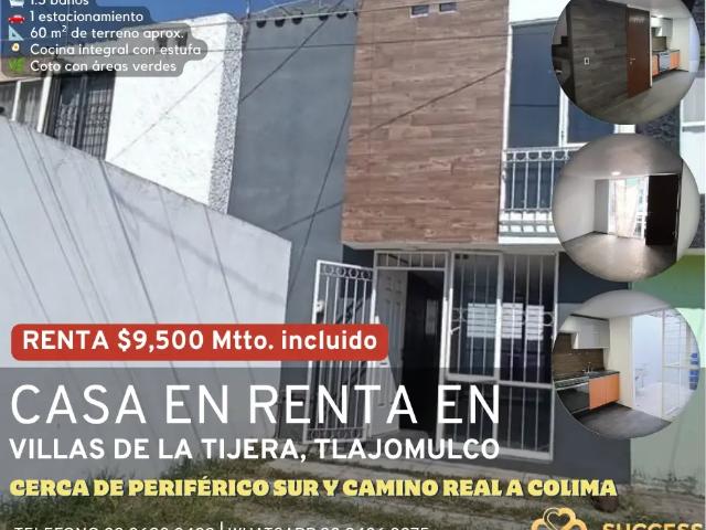 Casa en Renta – Villas de la Tijera, La Tijera, Jalisco