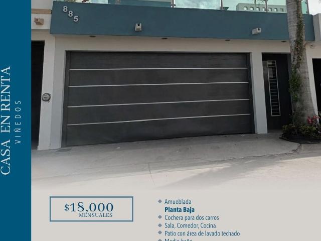 CASA EN RENTA VIÑEDOS