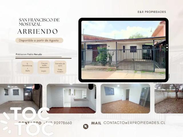 Casa en San Francisco de Mostazal