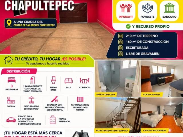 CASA EN SAN MIGUEL CHAPULTEPEC
