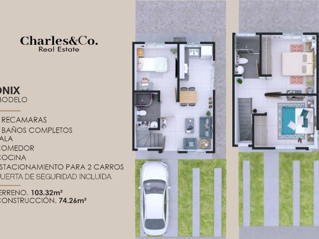 Casa en Venta ? Modelo ?nix en Privada San Fernando 2da Secci?n