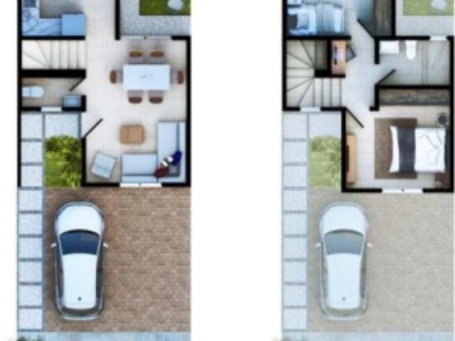 Casa en venta nueva de 2 rec?maras en el Marqu?s Quer?taro 1597