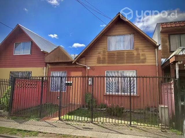 Casa en venta a pasos Santa Isabel Labranza | 3 dormitorios por 63000. 00 en Temuco