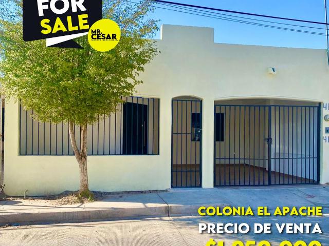 Casa en venta al sur en colonia El Apache