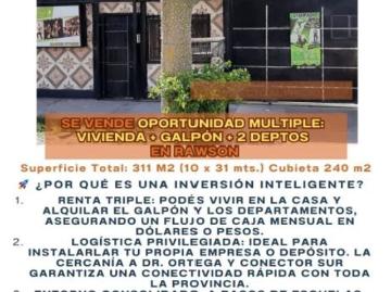 Casa en Venta Rawson San Juan