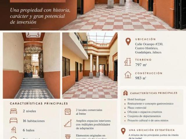 CASA EN VENTA | CENTRO HISTÓRICO DE GUADALAJARA