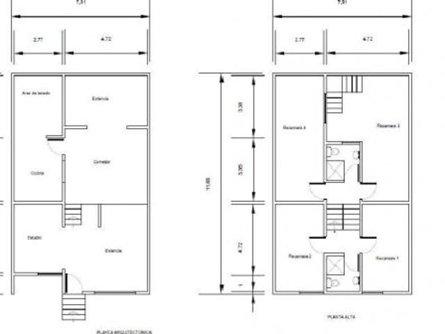Casa con 4 habitaciones en venta, 120 m² superficie de terreno, Coacalco