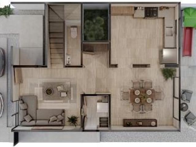 Casa en Venta de 2 recámaras, 2 plantas en Privada en Conkal
