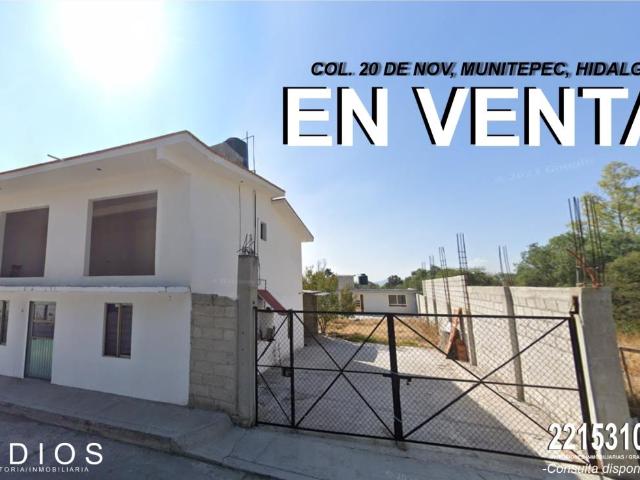 Casa en venta en Munitepec de Madero, Tlahuelilpan, Hidalgo