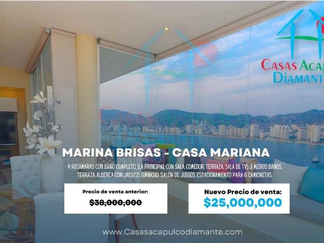 Casa en venta en Marina Brisas, Acapulco de Juárez, Guerrero