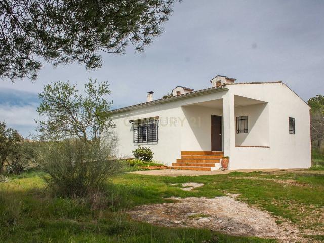 Casa en venta en Azuaga. Encantadora finca rústica con casa, piscina y nave Campiña Sur de Extremadura. Casas.