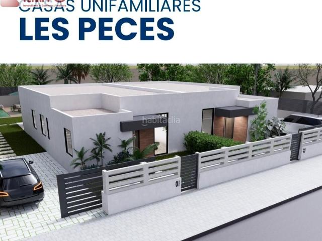 Casa en venta en Albinyana. Casas Nuevas TODA en Planta Baja en Les Peces dAlbinyana. Casas.
