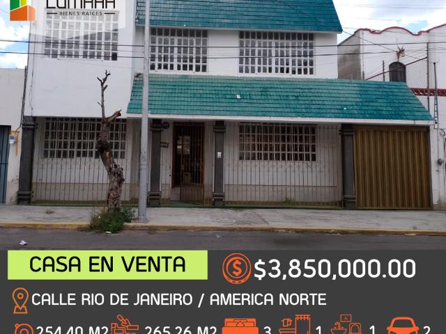 Casa en Col. America Norte