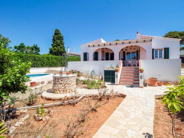 Casa en venta en Baleares Sant Lluís, Binibèquer. Chalet con piscina en Binibeca Nou. Casas Sant.