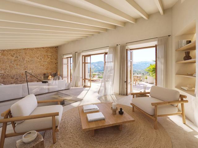 Casa en venta en Baleares Santa María del Camí. Casa adosada de alta gama con piscina adosado 1 en Santa María del Cami. Casas Santa María del.